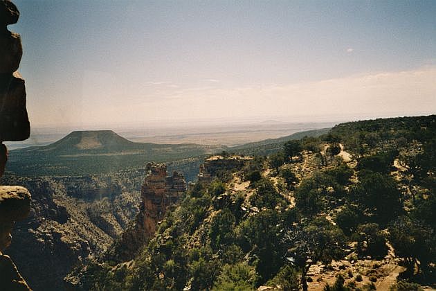 Coloradobogen, während der Weiterfahrt fotografiert